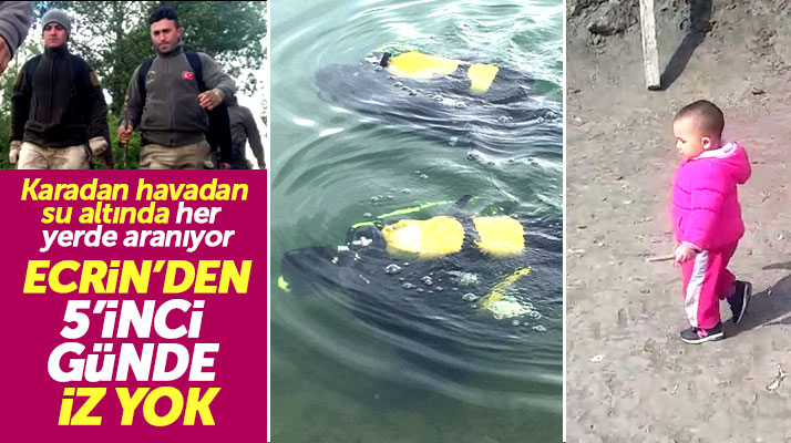 Samsun Vezirköprü'de kaybolan 1.5 yaşındaki Ecrin 5'inci günde bulunamadı