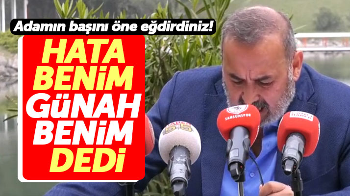 Yılport Samsunspor Kulubü Başkanı İsmail Uyanık: Başarısızlık söz konusu hata benim
