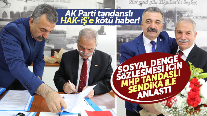 Samsun'da İlkadım Belediyesi Başkanı Demirtaş, sosyal denge sözleşmesini imzaladı