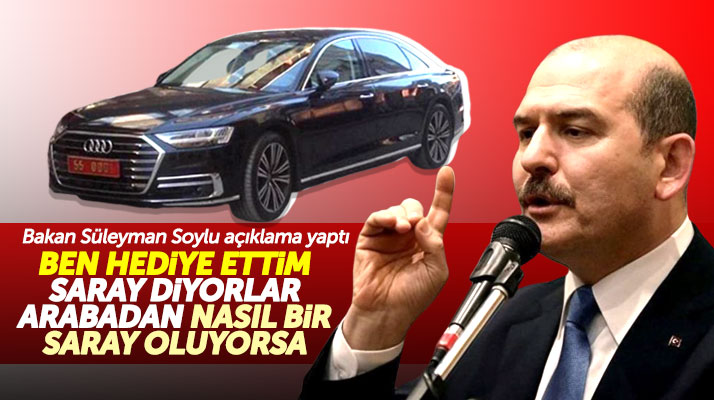 Bakan Soylu Samsun Valisi Osman Kaymak'ın makam aracı ile ilgili açıklama yaptı