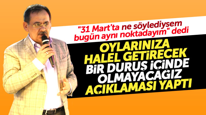 Samsun Büyükşehir Belediyesi Başkanı Mustafa Demir: Oylarınıza halel getirmeyeceğiz