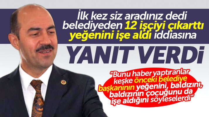 Samsun'da Terme Belediye Başkanı Ali Kılıç, yeğenini işe aldığı iddiasına yanıt verdi