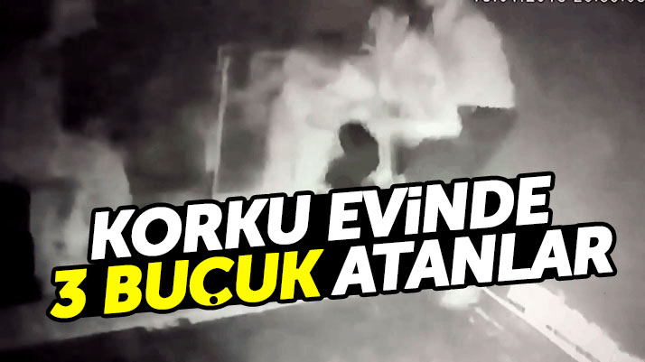 Samsun'da korku evine giden gençler korkudan üç buçuk attı