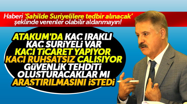 Samsun'un Atakum Belediyesi ilçede yaşayan yabancı uyruklular için araştırma yapacak