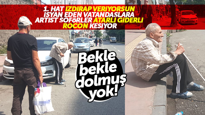 Samsun'da 1'inci hat dolmuşları vatandaşları çileden çıkartıyor