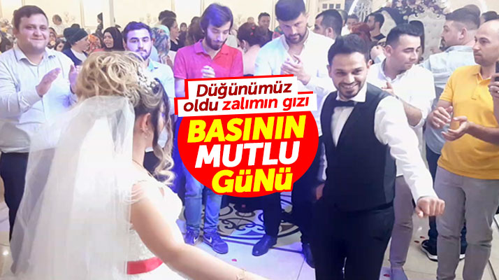 Samsun'da haber muhabiri Erdi Demür ve Hatice Demür çiftinin düğünü yapıldı
