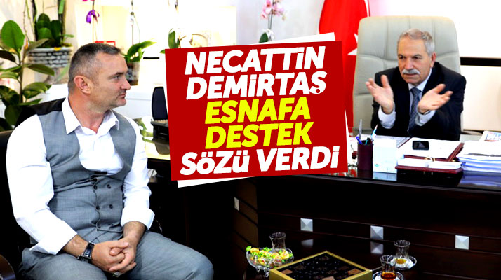 İlkadım Belediye Başkanı Necattin Demirtaş'tan yabancılar pazarı esnaflarına destek sözü
