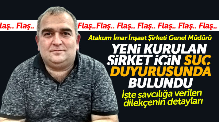 Samsun'da Atakum Belediyesinde kurulan yeni şirket ve Cemil Deveci için suç duyurusu