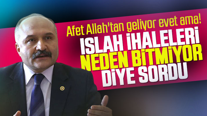 Samsun bağımsız milletvekili Erhan Usta, Terme'de yaşanan sel felaketi ile ilgili açıklama yaptı