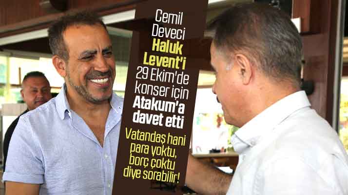 Samsun'a gelen Haluk Levent 29 Ekim'de Atakum'da konser verecek