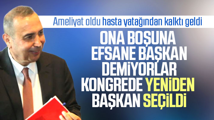 Yılport Samsunspor Kulübünün olağan kongresinde İsmail Uyanık yeniden başkan seçildi