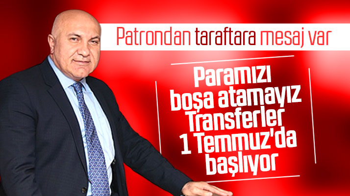 Yüksel Yıldırım Samsunspor taraftarına yapılacak transferlerle ilgili mesaj verdi