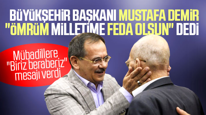 Samsun Büyükşehir Başkanı Demir: Ömrüm ülkemize, gelecek neslimize, devletimize feda olsun