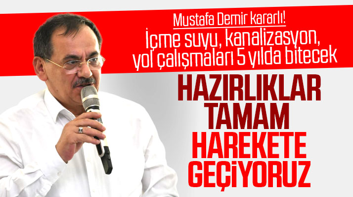 Samsun Büyükşehir Belediye Başkanı Mustafa Demir: Hazırlıklar tamam harekete geçiyoruz