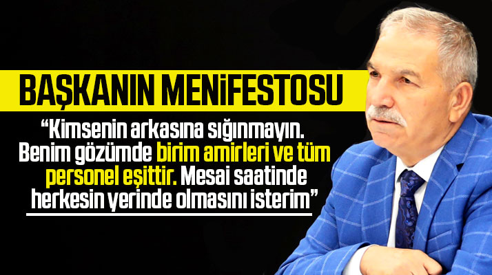 Necattin Demirtaş personele seslendi: Görevini layıkıyla yapanın başımın üstünde yeri var