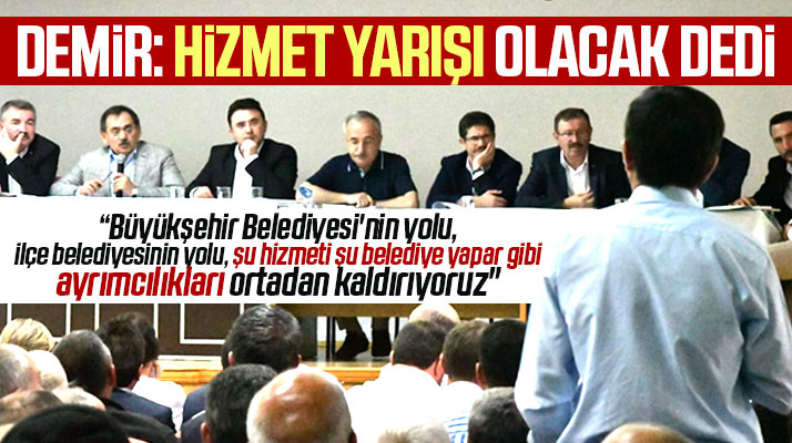 Samsun Büyükşehir Başkanı Demir Havza'da açıkladı: Ayrımcılıkları ortadan kaldırıyoruz