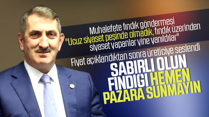 AK Parti Samsun Milletvekili Fuat Köktaş açıklanan fındık fiyatı ile ilgili konuştu