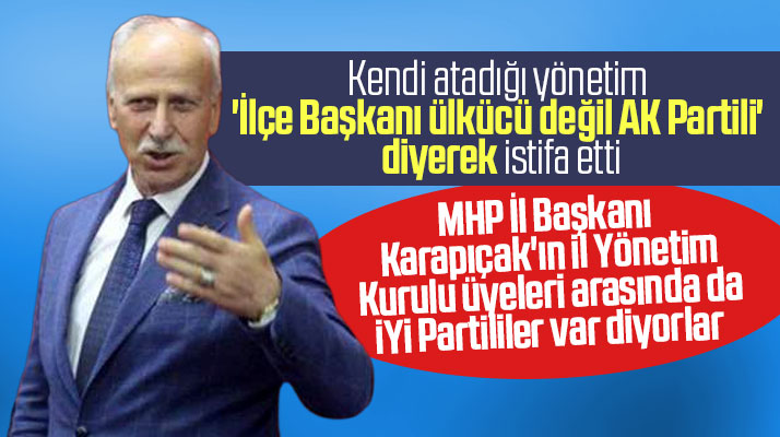 MHP Samsun İl Başkanı Abdullah Karapıçak'ın atadığı Terme yönetimi istifa etti