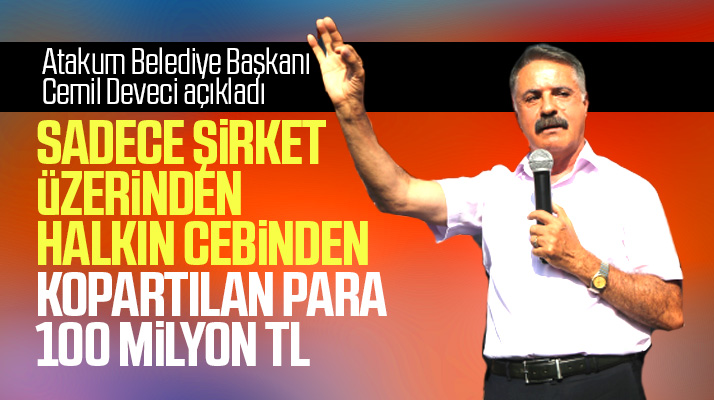 Cemil Deveci açıkladı! Atakum İmar Şirketi üzerinden 100 milyon TL kopartıldı