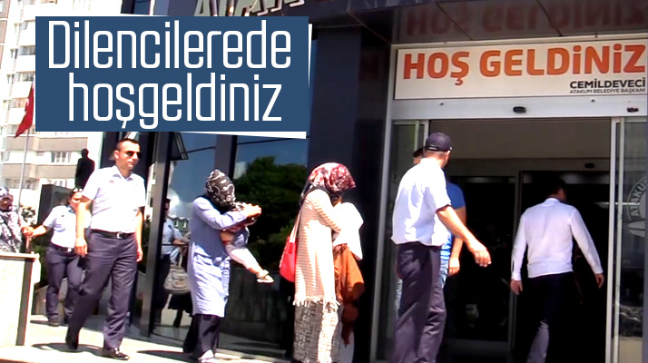Samsun'un Atakum İlçe Belediyesi Zabıtaları 13 dilenciyi yakalayarak işlem yaptı