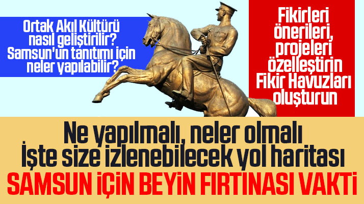 Samsun'da ortak akıl kültürü nasıl oluşur! Samsun'un tanıtımı için neler yapılmalı