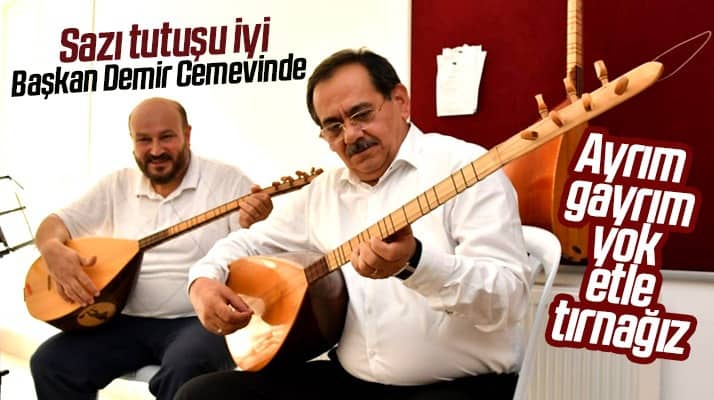 Samsun Büyükşehir Belediyesi Başkanı Mustafa Demir Cemevini ziyaret etti