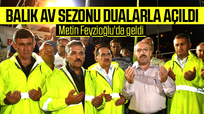 Samsun'da 2019 balık av sezonu dualarla açıldı