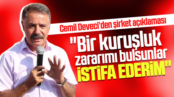 Atakum Belediye Başkanı Cemil Deveci: Kamu zararımı bulsunlar istifa ederim
