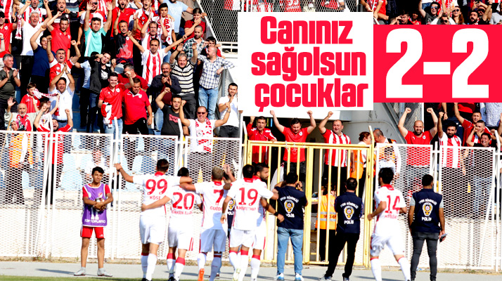 Yılport Samsunspor Başkent Akademi Futbol Kulübü (BAK) ile 2-2 berabere kaldı