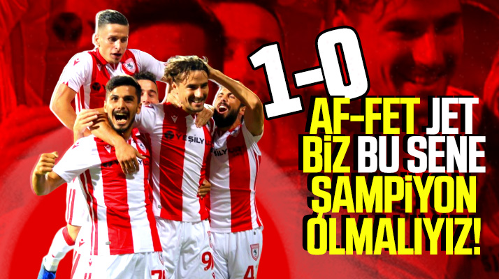 Yılport Samsunspor deplasmanda karşılaştığı AfJet Afyonspor'u 1-0 yendi