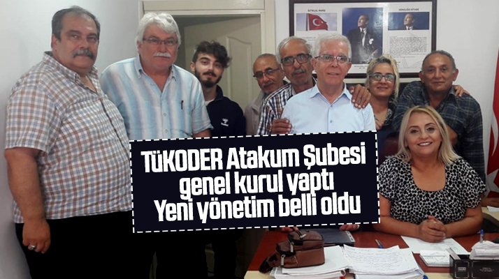 Samsun'da TÜKODER Atakum Şubesi ikinci genel kurulunu yaptı