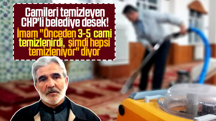 Samsun'da CHP'li Atakum Belediyesinin cami temizleme uygulamasından imamlar memnun