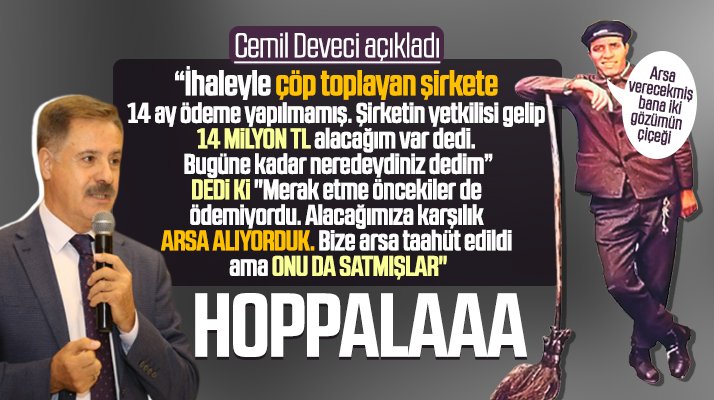 Atakum Belediyesinde çöp toplayan firmaya alacağına karşılık arsa verilmiş