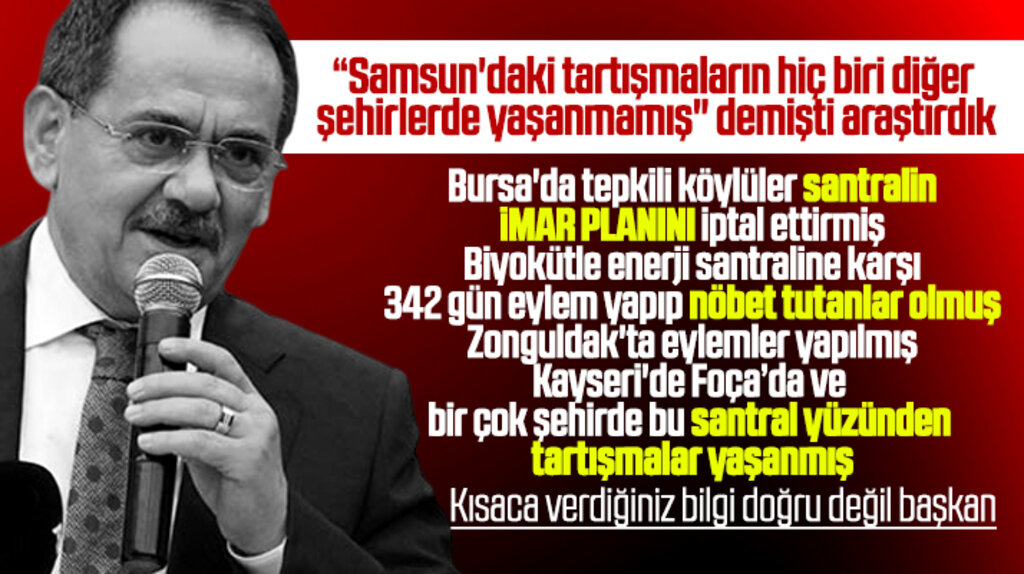 Biyokütle santrali ile ilgili Samsun'da yaşanan tartışmalar başka şehirlerde yaşanmış
