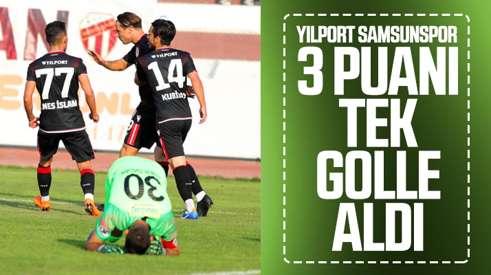 Yılport Samsunspor deplasmanda İnegölspor’u 1-0 mağlup etti