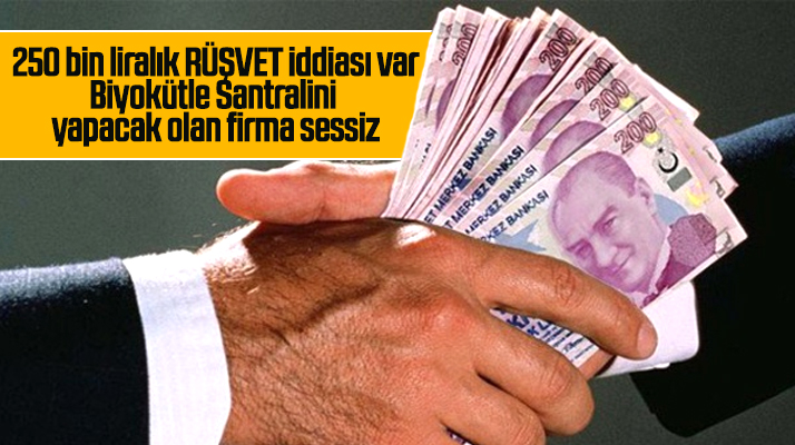Samsun'da Biyokütle Santrali olayında rüşvet iddiası gündeme geldi