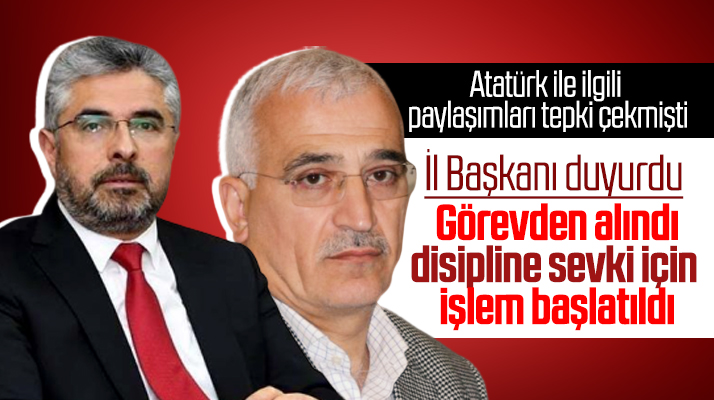 Samsun'da Atatürk'e hakaret paylaşımları yapan Hasan Uzunlar'ı AK Parti görevden aldı