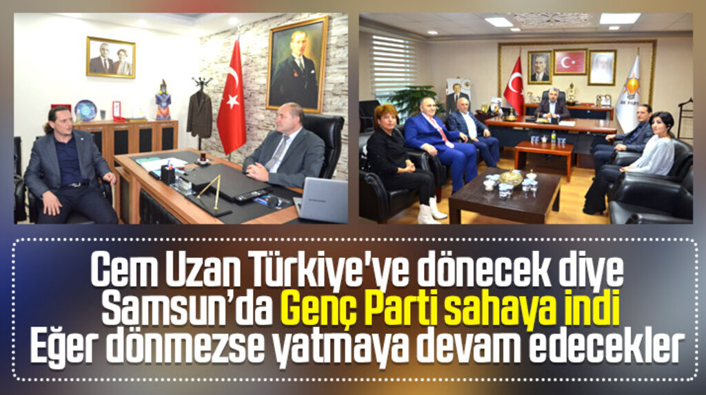 Samsun'da Genç Parti, AK Parti ve İYİ Parti İl Başkanlığını ziyaret etti