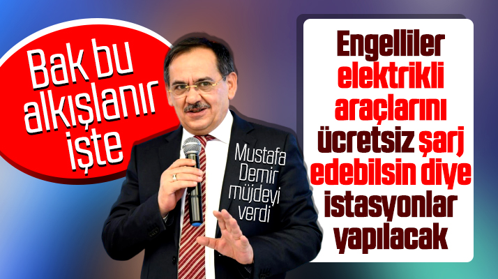 Samsun'a engelliler için elektrikli araçlarını şarj edecekleri istasyonlar yapılacak