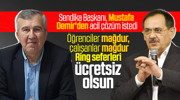 Mustafa Demir'e Samsun OMÜ'de ring seferleri ücretsiz olsun çağrısı