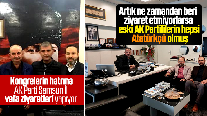 AK Parti Samsun İl, kongreler öncesi eski AK Partililere vefa ziyareti yapıyor