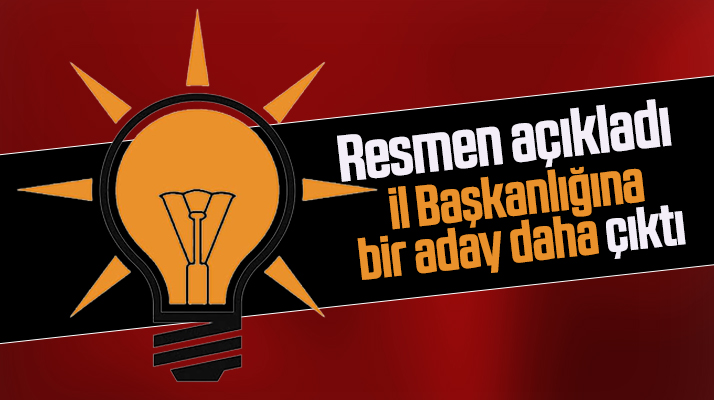 AK Parti Samsun İl Başkanlığına Murat Çelik adaylığını açıkladı