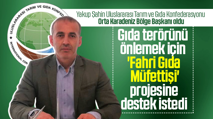 Samsun'da iş adamı Yakup Şahin TARIMKON Orta Karadeniz Başkanı oldu