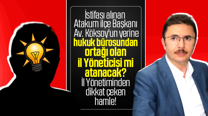Samsun AK Parti İl'den Atakum İlçe Başkanlığı için dikkat çeken hamle