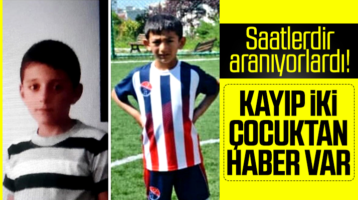 Samsun'un Atakum ilçesi Küçükkolpınar mahallesinde kayıp olan çocuklar bulundu