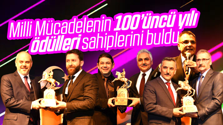 Samsun'da Milli Mücadelenin 100. Yılı ödülleri sahiplerini buldu