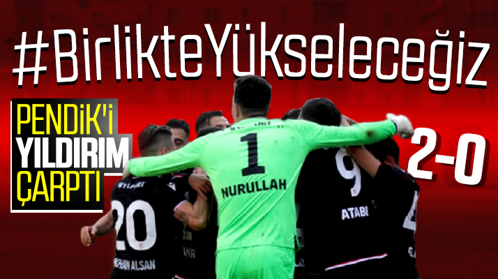 Yılport Samsunspor deplasmanda karşılaştığı Pendikspor'u 2-0 yendi