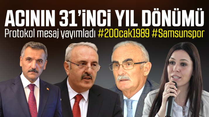 Samsunspor'un 20 Ocak kazası ile ilgili protokol üyeleri mesaj yayımladı