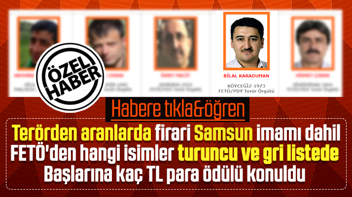 Samsun'dan hangi isimler terörden arananlar listesinde! İşte o isimler