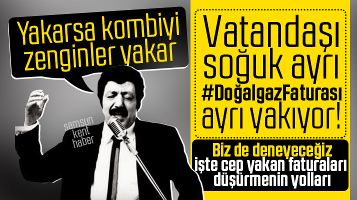 Samsun'da vatandaşı soğuk ayrı, kombi ayrı yakıyor! Doğalgaz faturaları nasıl düşer